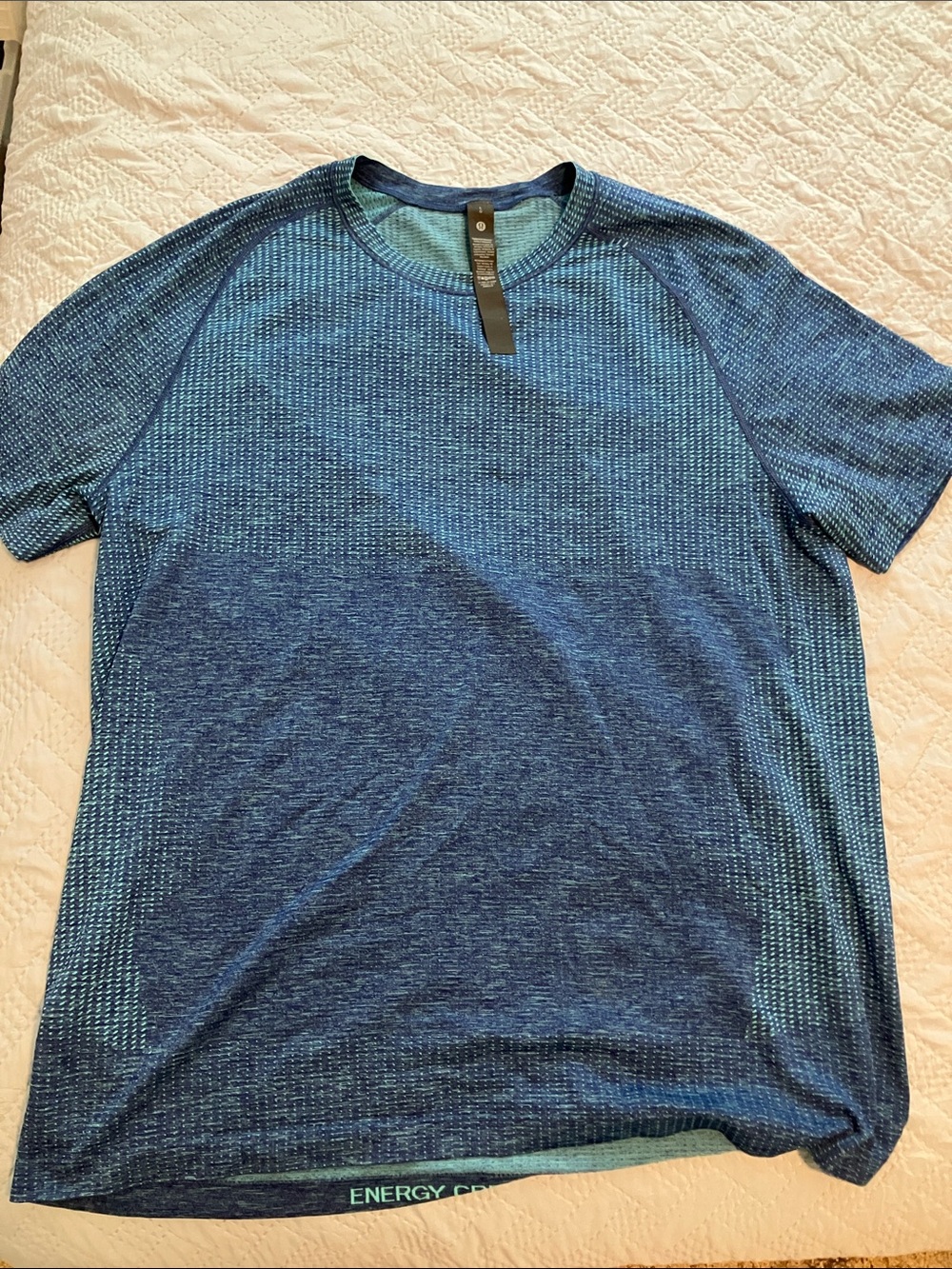 lululemon athletica Men's Blue Heather Performance Tee